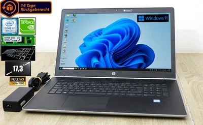 17,3 pulgadas / HP ProBook 470 G5 / Intel Core i7-8550U / DDR4-8GB / M2.SSD-512GB - Imagen 1 de 4