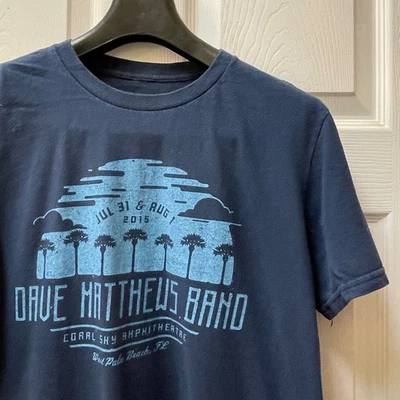Dave Matthews Band Sz Medium West Palm Beach, FL 2015 Pre-Order Tee Ticketmaster - Image 1 of 4