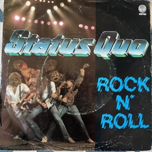 status quo rock n roll 7" Vertigo 1981 first UK release QUO 6 - Picture 1 of 4