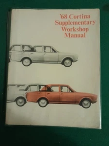 Ford '68 Cortina Ergänzendes Werkstatthandbuch erschienen AUGUST 1967 sehr guter Zustand - Bild 1 von 2
