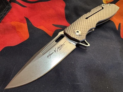 LIONSTEEL RYP DESIGN/BILLY WAUGH/HARSEY DEMO SPECIAL EDITION #42 KNIFE NIB - Image 1 of 4