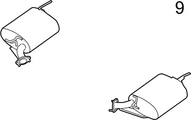 Silenciador original Infiniti 2000-2002 G20 20100-7J400 Foto 1 de 1