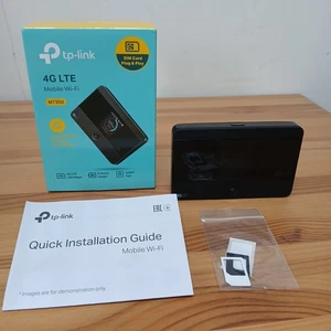 TP-Link M7350 LTE Advanced 4G Mobilny router Wi-Fi Czarny - Zdjęcie 1 z 14