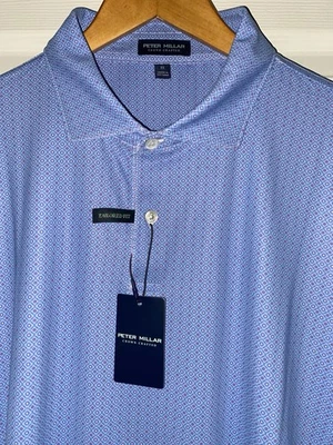 Peter Millar Crown Crafted Lloyd Dot Geo Golf Polo X/L - Image 1 of 4