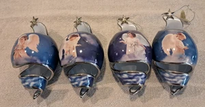 Bradford Exchange Starlight Blessings Angels Heirloom Porcelain Ornaments Heaven - Picture 1 of 7