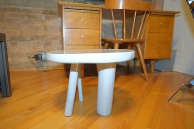 Jaime Hayon for Moooi Element 002 Stool / Side Table Silk Grey - Image 1 of 4