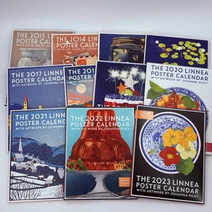The Linnea Poster Calendars Lot 2013-2023 - Mint Condition Unused New - Picture 1 of 6