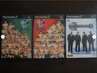 King of Colosseum 2 + Red + Green 3 Set Sony PlayStation 2 PS2 Japan Ver - Image 1 of 4