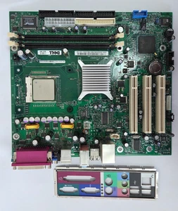 Dell CF458 0CF458 Dimension 1100 Sockel 478 Mainboard und Celeron D CPU - Bild 1 von 9