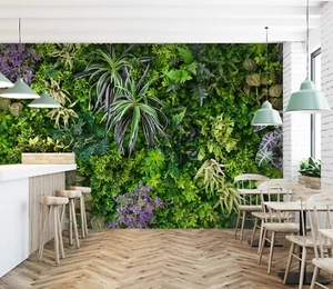 3D Leaves Grass 11310 Wallpaper Mural Wall Print Wall Wallpaper Murals US Coco - Picture 1 of 11