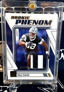 2023 DONRUSS PHENOM GOLD Dallas Cowboys MAZI SMITH Rookie 4c JERSEY PATCH /25 RC - Picture 1 of 10