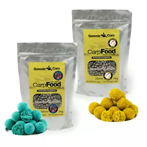 Carp Boilies 20mm 1kg Forest Fruits - Squid Banana Hook Bait Fishing Pack - Picture 1 of 12