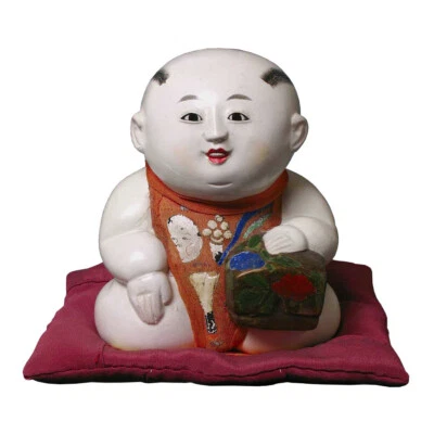 Antigua muñeca japonesa Gosho Ningyo, palacio de oración de buena suerte Foto 1 de 4