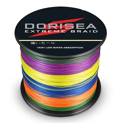 Dorisea 100M-2000M EXTREME PE Dyneema Braided Fishing Line 10LB-100LB USA - Image 1 of 4