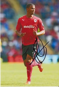 CARDIFF CITY HAND SIGNED FRAIZER CAMPBELL 6X4 PHOTO 3. - Picture 1 of 1