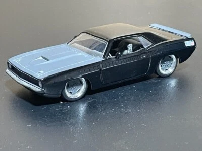 JADA 1973 Plymouth Barracuda Cuda AAA, negro, 1/32 rápido y furioso Foto 1 de 3