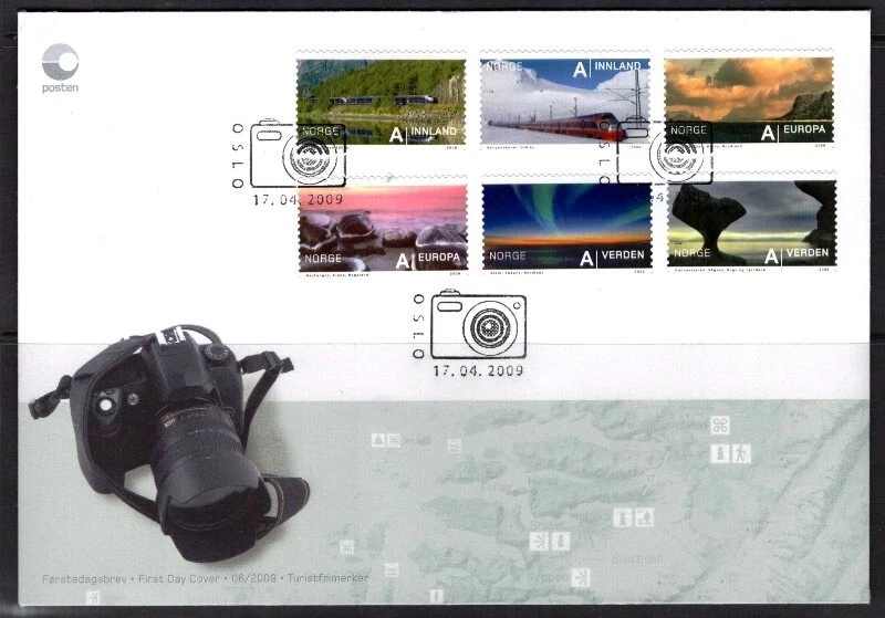 Norway 2009 trains - railway - nature FDC - Image 1 of 1