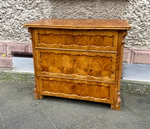 ::KOMMODE LOUIS-PHILIPPE BIRKE HOCHWERTIG SELTEN °RESTAURIERT SPÄTBIEDERMEIER - Bild 1 von 14