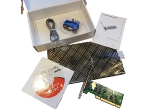 Carte Modem PCI V92 Ready plug & play interne neuve avec tout ces accesoires - Photo 1/6