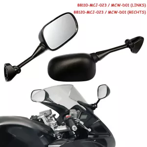 Pair Motorcycle Rear Side View Mirrors For HONDA VFR 800 VFR800 V-TEC 2002-2008 - Bild 1 von 8