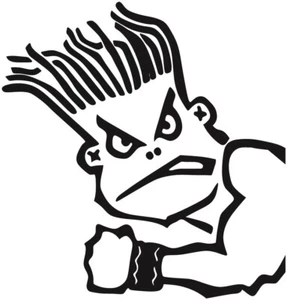 Badboy Aufkleber 20 cm - GRAP-9 - Bild 1 von 3