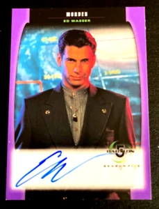 Babylon 5 - ED WASSER AUTO - MORDEN - 1998 SKYBOX - Picture 1 of 2