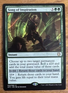 MTG Adventures in the Forgotten Realms Commander, Song of Inspiration - Picture 1 of 1