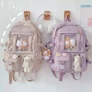Girl Backpack Cartoon Bunny Teen Cute Large-capacity  School Bag 