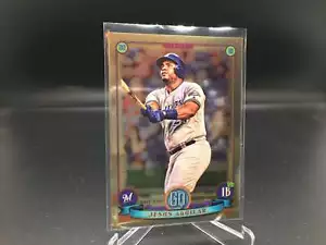 Jesus Aguilar 2019 Topps Gypsy Queen Chrome Box Topper #2 Brewers - Picture 1 of 2