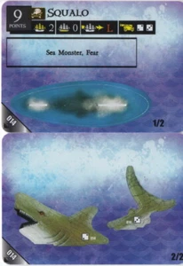 Wizkids Pirates Pocketmodel - Squalo (sea monster) PatOE 014 Uncommon - Picture 1 of 1