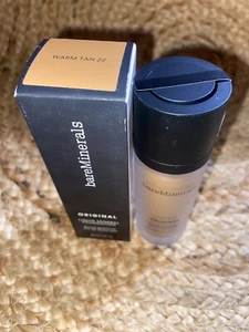 BareMinerals Original Liquid Mineral Foundation WARM TAN 22 - 1 oz - Picture 1 of 2