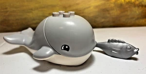 Lego Duplo Gray Ocean Whale Fish Minifigure Mini Figure Lot - Picture 1 of 8