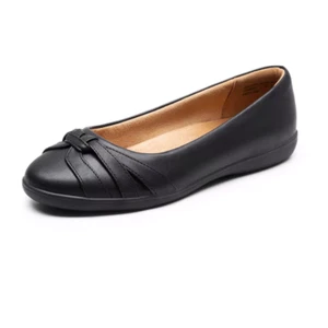 Women Ballet Flats Slip On Round Toe Dress Work Office Flat Shoes - Picture 1 of 29