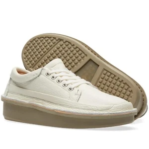 Clarks ORIGINALS BEST OF BRITISH Oswyn Lo CUERO BLANCO Zapato Hombres UK-12 G EU-47 M - Imagen 1 de 5