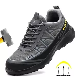 Scarpe da lavoro uomo ragazzo cappuccio acciaio scarpe antinfortunistiche protettive sneakers scarpe - Foto 1 di 10