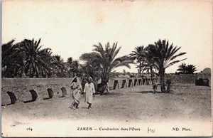 Tarjeta postal Túnez Zarzis Dans l'Oasis C314 - Imagen 1 de 2
