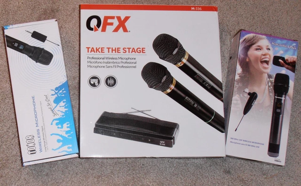 4 Professional Wireless Microphones at One Great Price...Wow - Image 1 of 4