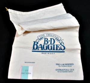 "Bolso de viaje y almacenamiento de lona original B-D vintage talla 12""x18" - Imagen 1 de 3