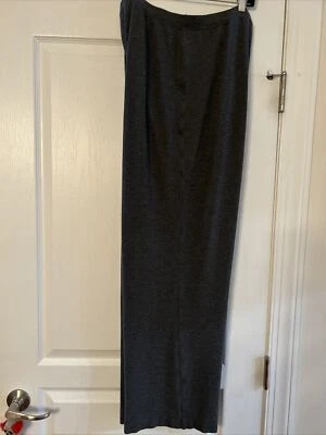 Kate Hill Women Pants Size 16 Gray Pull On Elastic Waist Stretch Straight Leg - Image 1 of 4