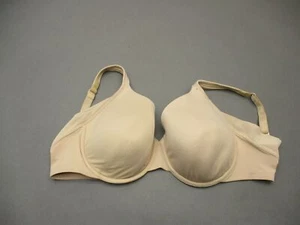 36DD Bali Womens Beige Underwire Lined Back Closure T-Shirt Demi Bra 6K - Picture 1 of 8