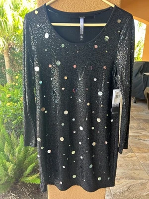 NWT Kensie Sequin Bling Holiday Cocktail Dress Women’s - Image 1 of 4
