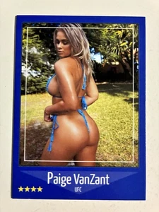 PAIGE VANZANT UFC MMA Hot FIGHTER SEXY Custom ACEO Rookie Trading Card RC - Picture 1 of 2
