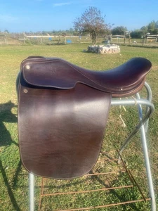 Used 21" LSS saddleseat Lane Fox cutback English saddle made in England VGC - Picture 1 of 16