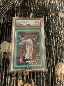 Aggiornamento Topps Chrome 2024⚾️SCATTI IMANAGA AQUA #US281 PSA 10💰POP 10 CHICAGO CUBS - Foto 1 di 3