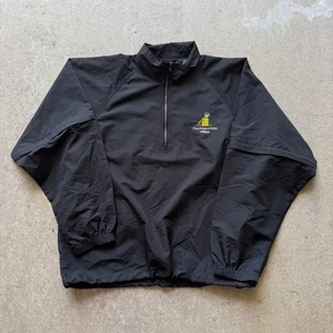 Men's Page & Tuttle The Trash Masters Aspen Funny Golf 1/4 Zip Shell Jacket Sz L - Picture 1 of 7