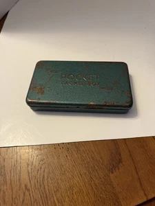 Vintage grüne Metall Tasche Tackle Box - Bild 1 von 7