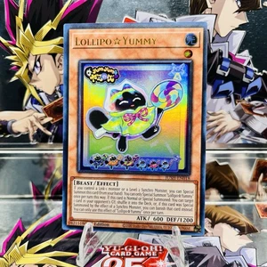 Yugioh LollipoYummy JUSH-EN018 Ultra Rare 1st Ed Near Mint - Picture 1 of 2