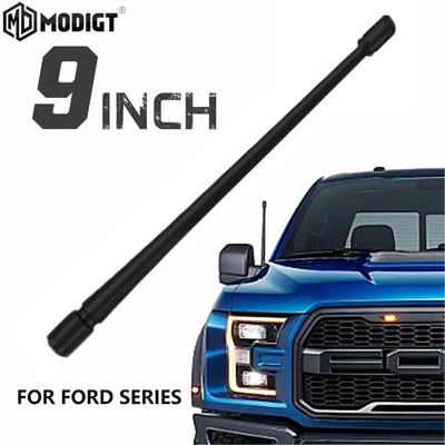 Mástil de antena de radio AM/FM con antena corta de 9" para Ford F-150 2010 2011 2012 2013 2014 Foto 1 de 4