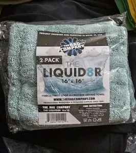 Rag Company  THE LIQUID8R 16X16. 2 PACK   DRYING TOWELS ONLY - Picture 1 of 2