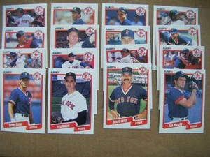 FLEER 1990 BOSTON RED SOX  24 CARD Team Set - Picture 1 of 2